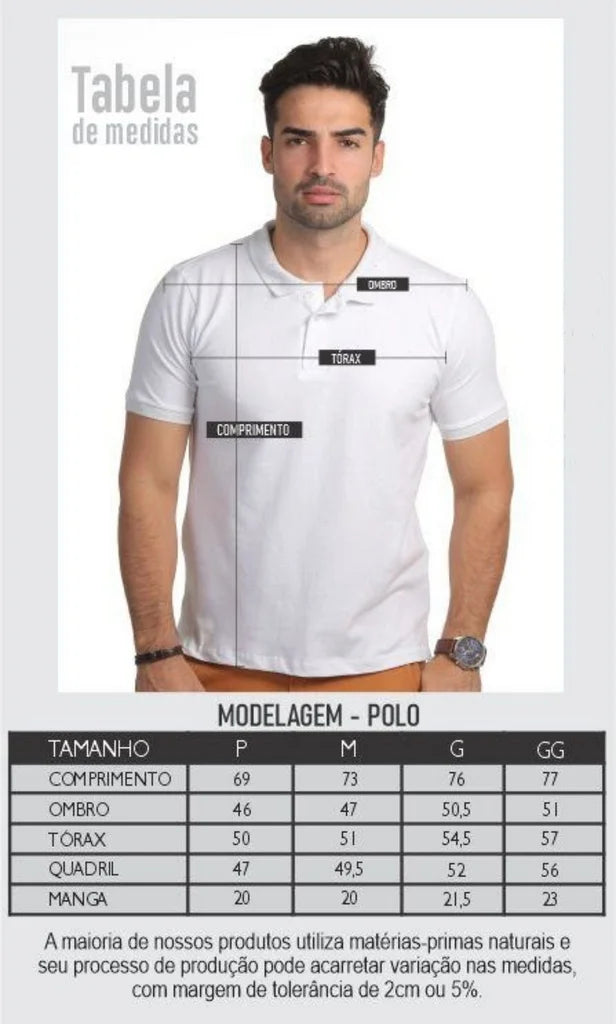 Piquet Elastano Pima White Men's Polo Ixoria Shirt