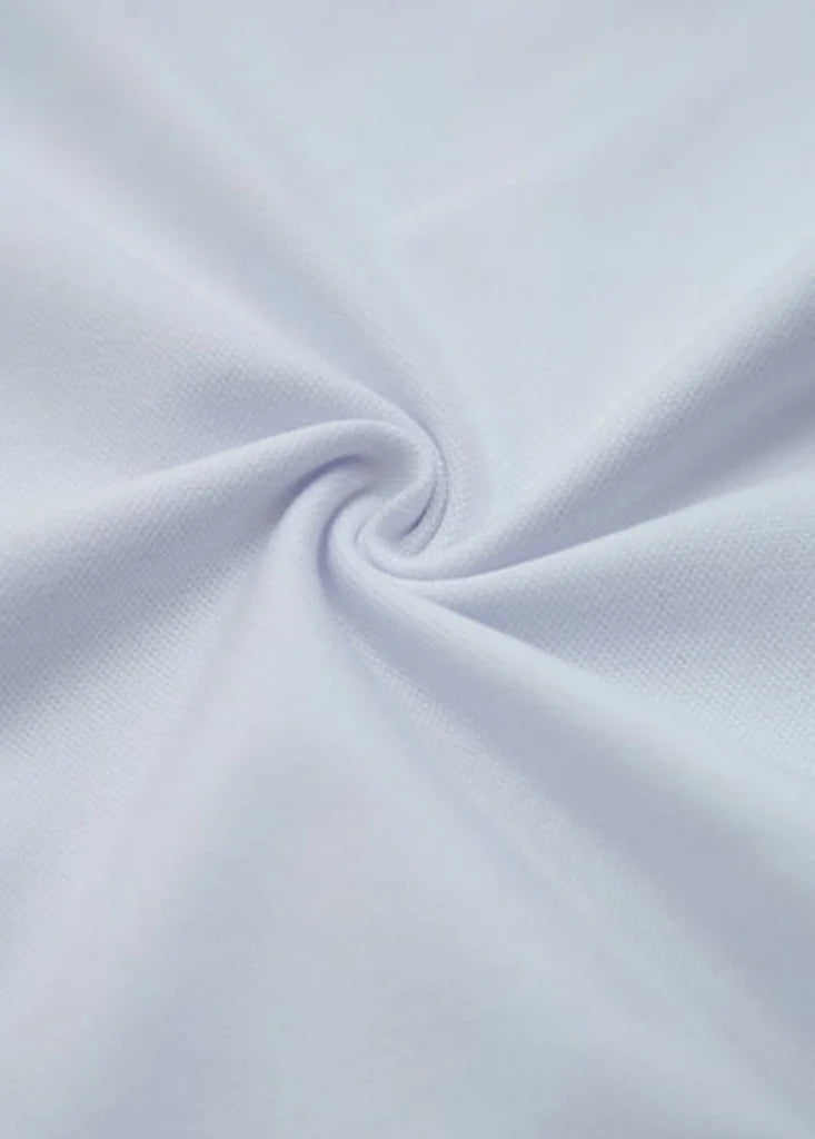 Piquet Elastano Pima White Men's Polo Ixoria Shirt