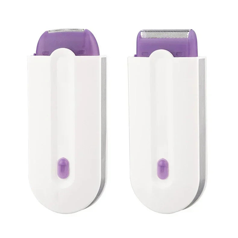 Depilador elétrico Barbeador elétrico Mini recarregável Remove pelos sem dor Depilador facial para rosto e corpo