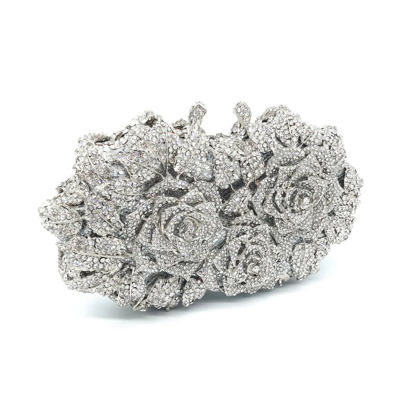 Crystal Wedding Bridal Evening Clutch Purse silvery/Gold Rhinestone Women's Dinner Party Purse Diamond Cocktail Handbags 2025