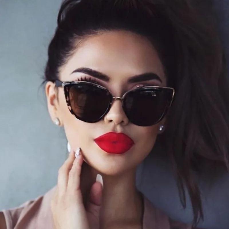 New Fashion Sunglasses Women High Quality Retro Sun Glasses Women Classic Cat Eyes Women And Men Luxury Eyeglass UV400 - CRAVO ROSE