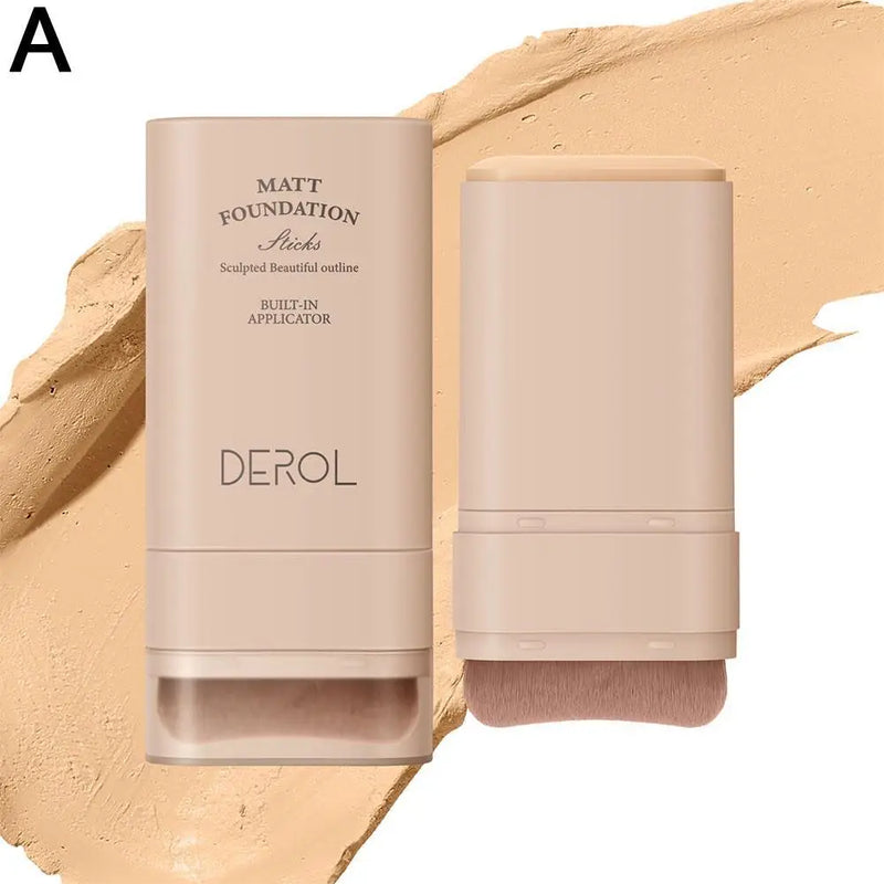 Base em bastão DEROL Eraser com pincel de maquiagem