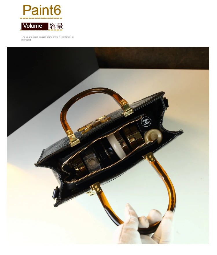 Genuine Leather Women Handbags Alligator Pattern Large Capacity Tote Bag Fashion Mother Bag 2025 New All-match Portable Bags