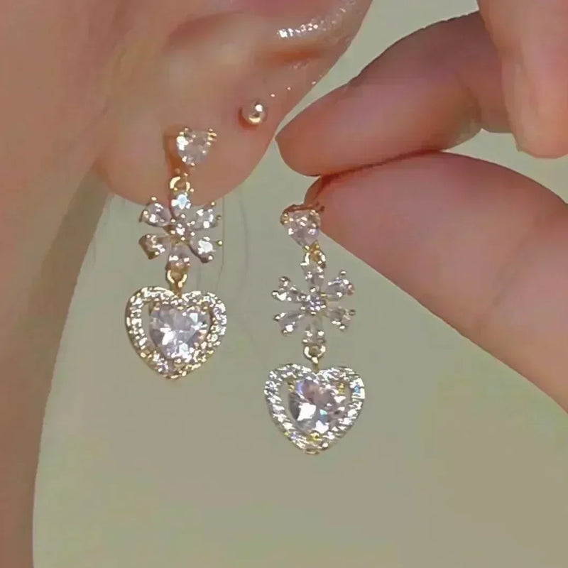 Exaggerated Irregular Lines Big Dangle Earrings for Women Minimalist Asymmetric Twisted Personalized Accessories Fashion Jewelry