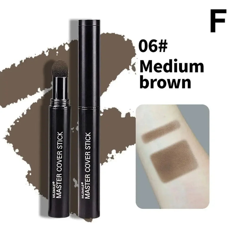 Caneta reparadora para linha capilar modificada, pó para cobertura capilar, sombra, preenchimento de raiz, cor preta instantânea Q7t8