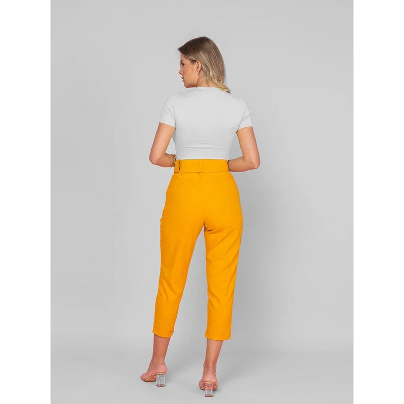 Women's Linen pants/dress pants/stitching details/stylish/Stripped/fashion trend/elegant/modern collection