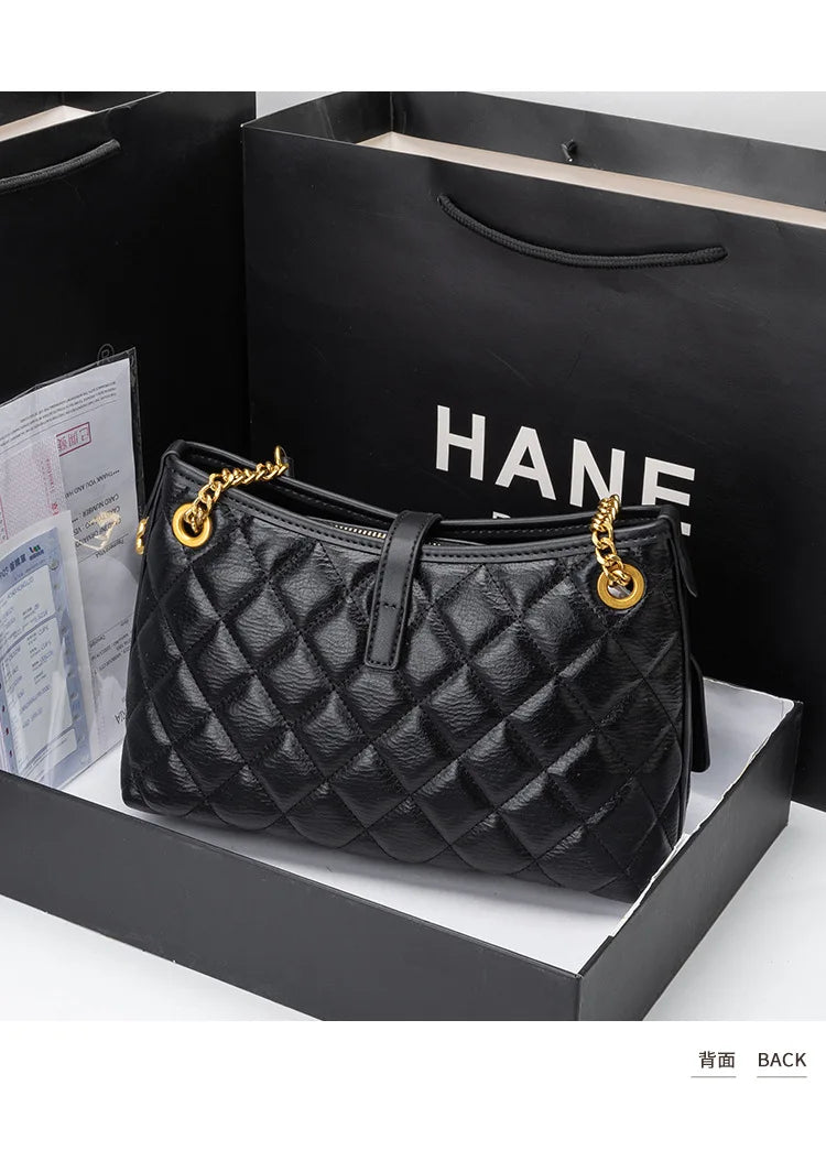 Women's bag niche new shoulder bag high-end messenger bag temperament versatile underarm bag fashion commuter handbag