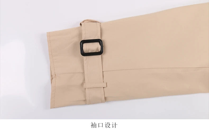 Nerazzurri Autumn Extra Long Oversized Khaki Flowy Soft Trench Coat for Women Back Slit Double Breasted Loose Casual Overcoat