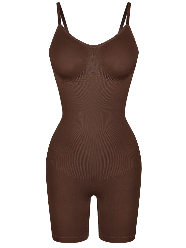 SLIMBELLE Women's Full Body Shaper Bodysuits Tummy Control Butt Lifter Slim Underwear Shapewear Thigh Slimmer Shorts One-Piece
