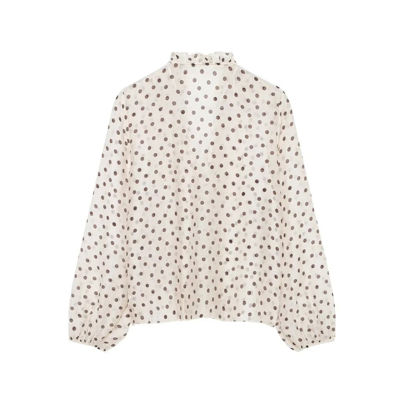 Women Shirt 2025 New Fashion Autumn Long Sleeve Layered Decorative Blouse for Women Casual Chic V-neck Ladies Top