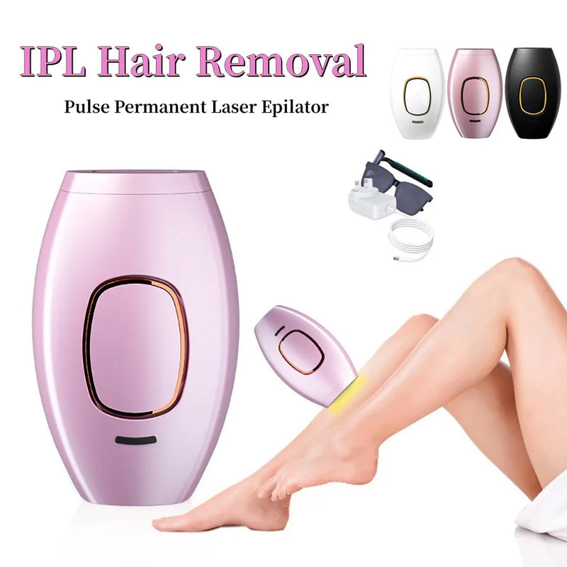 Depilador a laser IPL para corpo, biquíni, depilação a laser para mulheres, depilador flash, depilador a laser permanente de pulso, depilador para uso doméstico