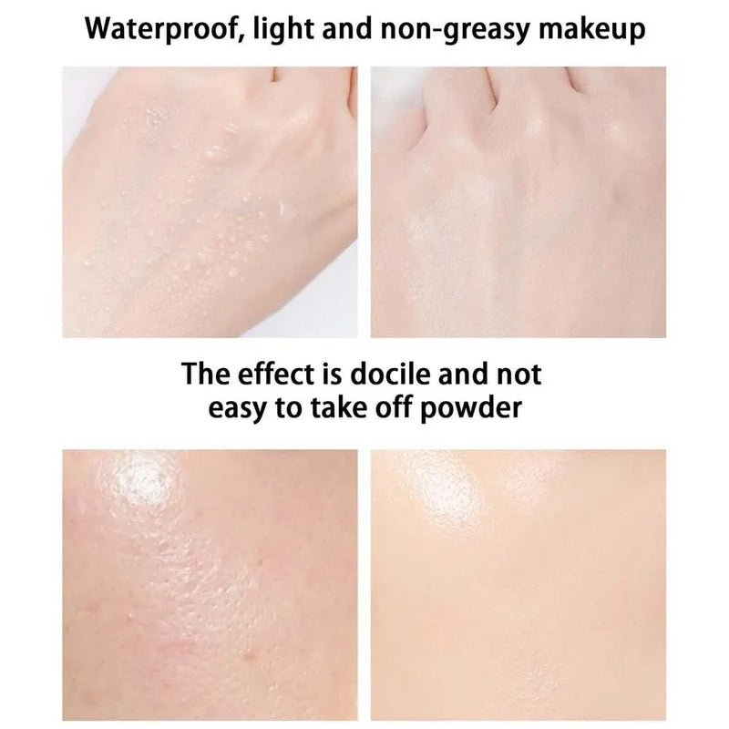 Primer de maquiagem BB Cream respirável, base facial não pegajosa, hidratação intensiva, hidratação profunda, ajuda a iluminar a pele
