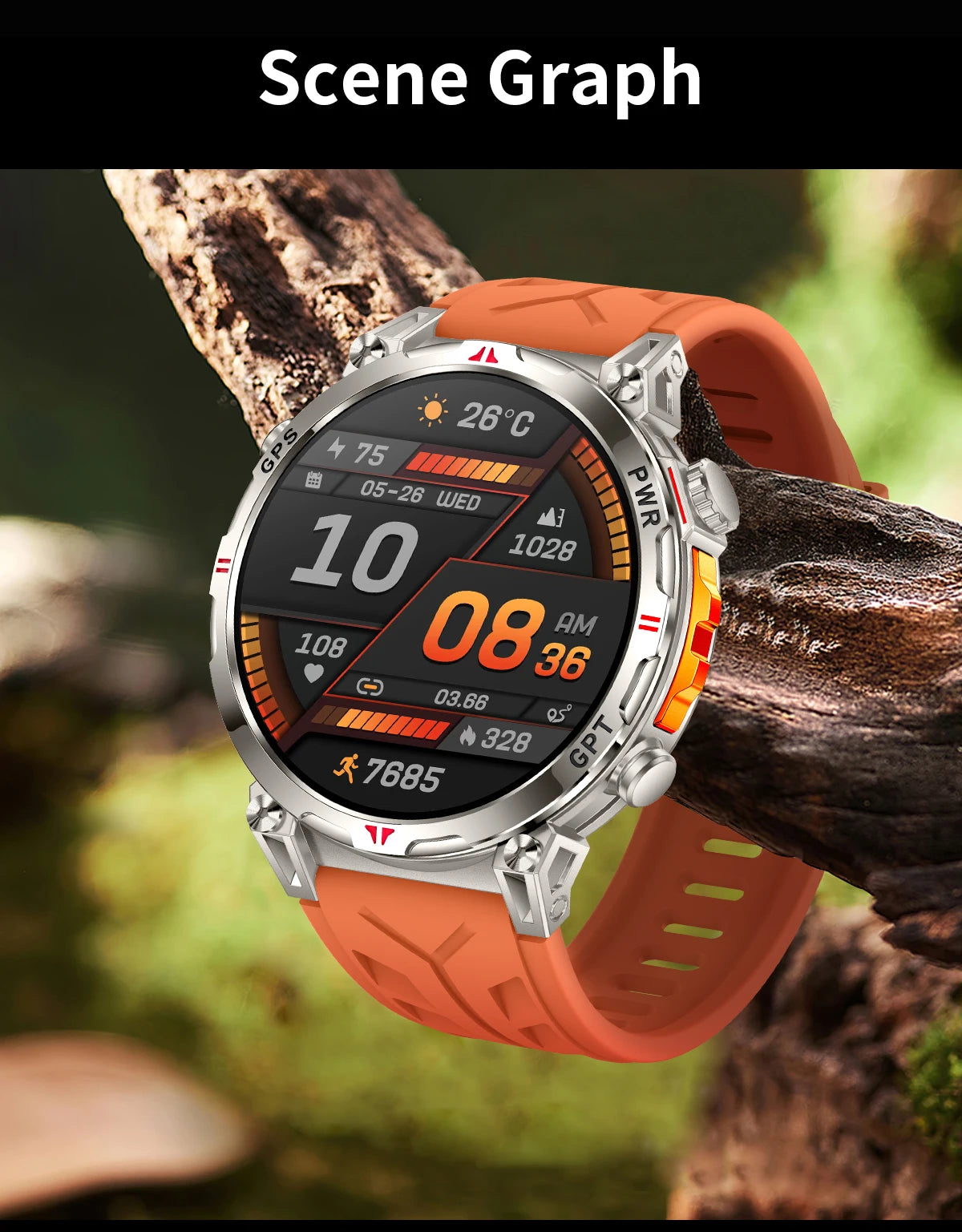 2025New Military T-Rex3 Ultra GPS SmartWatch Built in GPS Compass Altimeter Barometer 5ATM Waterproof 650mAh Sports Bracelet Men