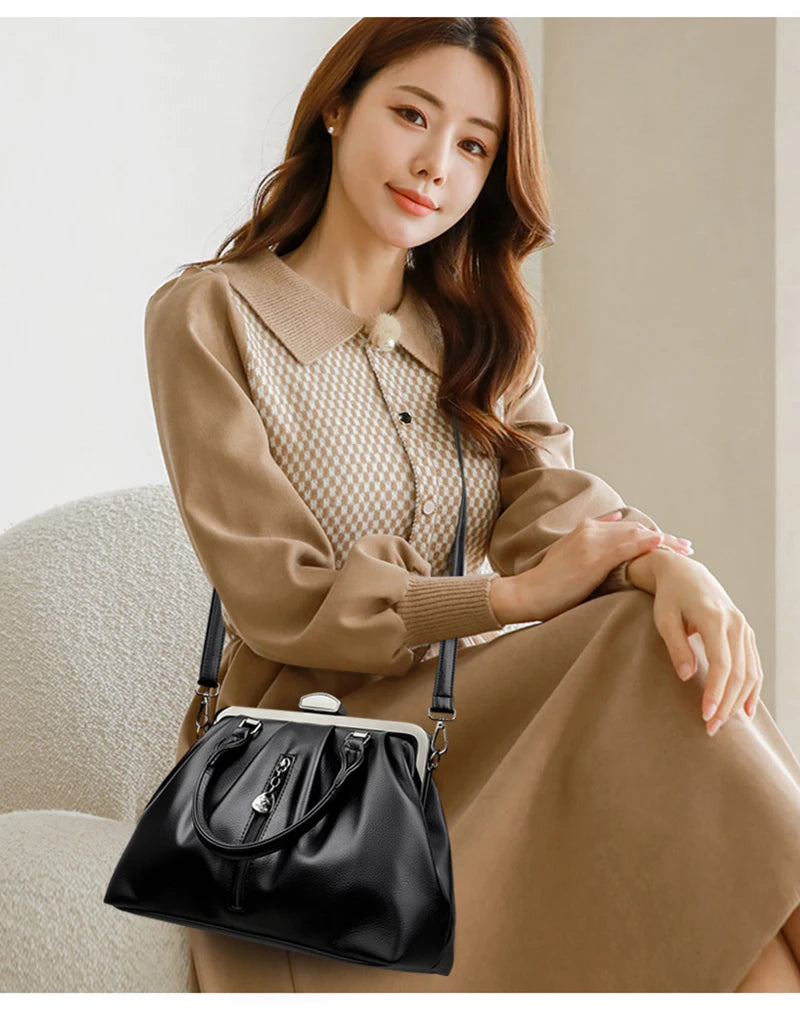 Brand Luxury Handbags Women Bags Designer Real Leather Handbag Leisure Crossbody Bags for Women New Lady Shoulder Bag Tote Bolsa