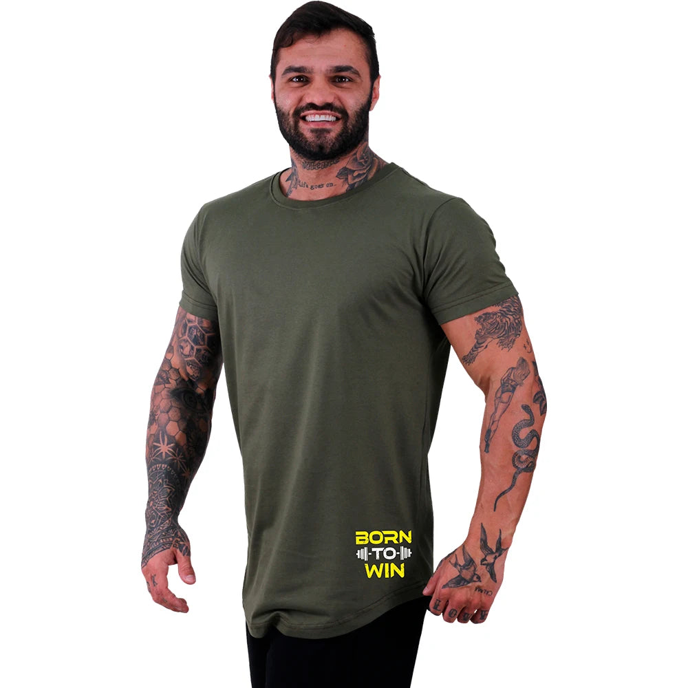 MXD Concept Printed Fitness Workout Fit Lonline T-Shirt