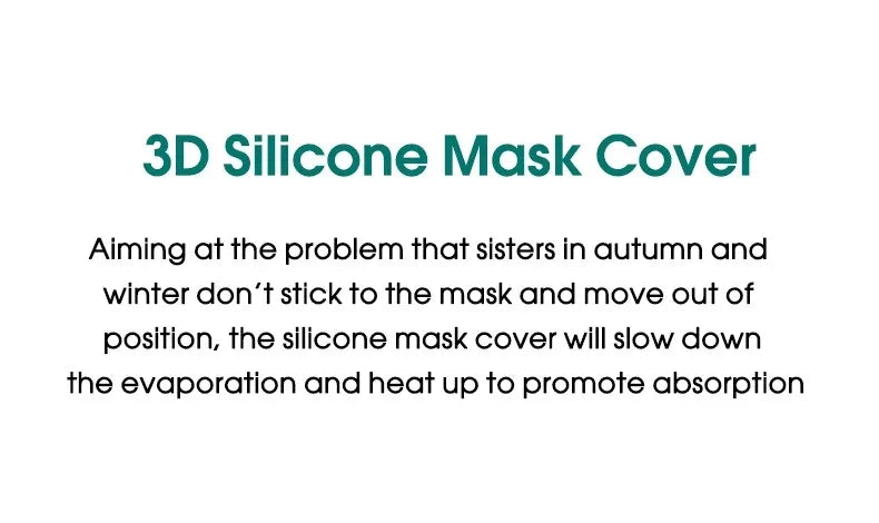 Máscara de silicone 3D para rosto e pele feminina, ferramenta para cuidados com a pele, máscara facial suspensa com gel, folha reutilizável, lifting antirrugas, firmador, ferramentas fixas para orelhas