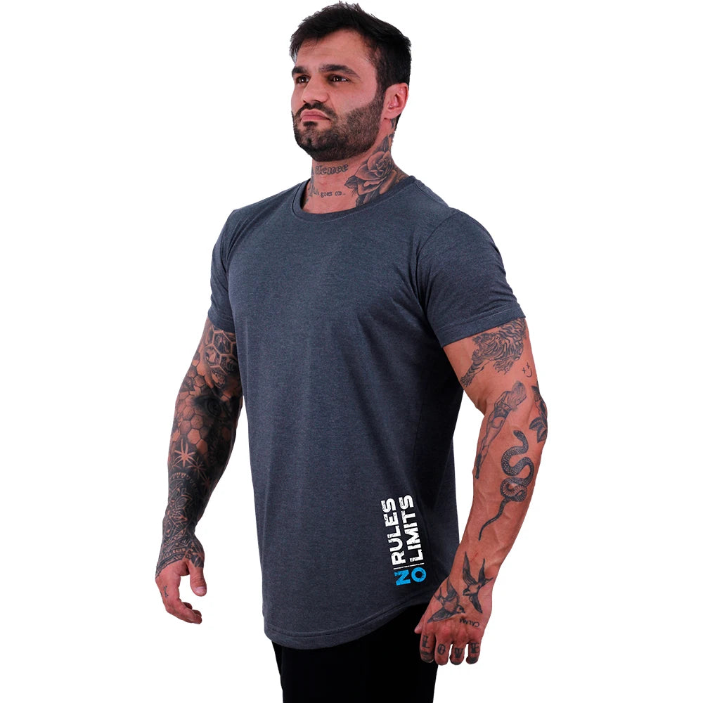 MXD Concept Printed Fitness Workout Fit Lonline T-Shirt