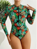 Women Sexy Swimwear One-piece Bathing Swimming Suit Printed Surfing Suits Beachwear Clothing Fashion Bikinis Swimsuit Woman New