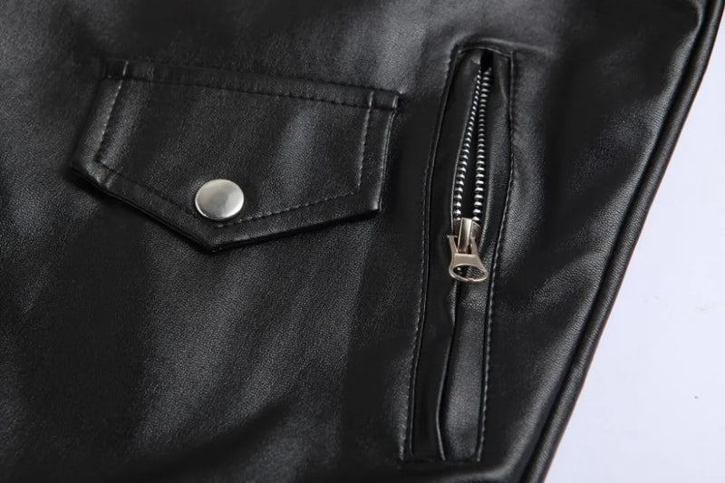 Jaquetas de couro masculinas para motocicleta, zíper oblíquo, slim, nova moda, couro sintético, camurça, casacos casuais, jaquetas de couro 4XL