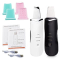 Esfoliante ultrassônico para pele, peeling, removedor de cravos, limpeza profunda do rosto, limpador de poros de acne, pá facial, limpador EMS de microcorrente