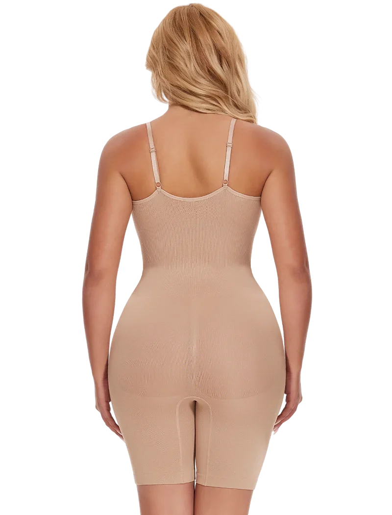 SLIMBELLE Women's Full Body Shaper Bodysuits Tummy Control Butt Lifter Slim Underwear Shapewear Thigh Slimmer Shorts One-Piece