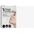 Adesivo facial fino com 100 peças, adesivo invisível para lifting facial, adesivo em V, fita adesiva antirrugas respirável, adesivo para lifting de queixo, cuidados com a pele