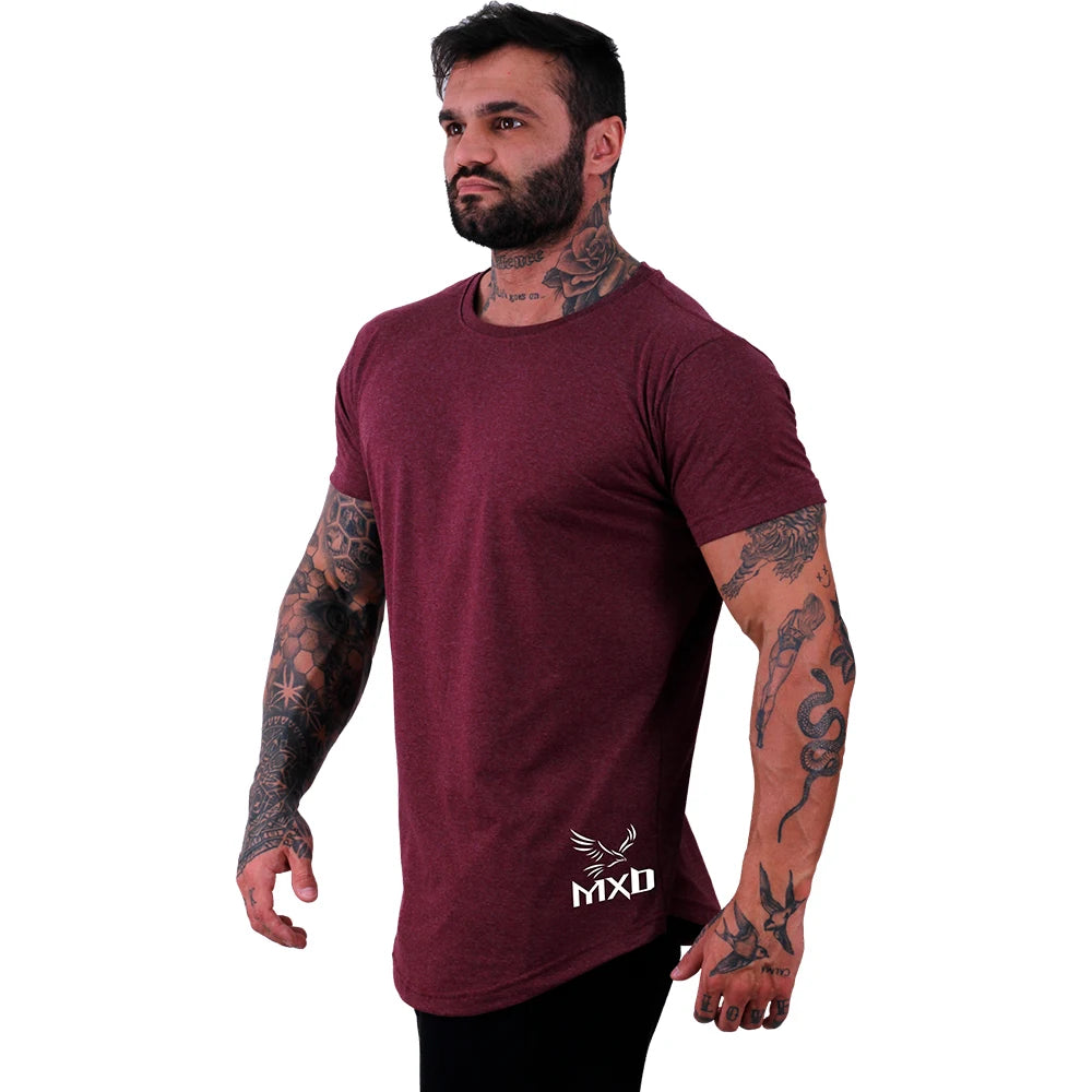 MXD Concept Printed Fitness Workout Fit Lonline T-Shirt