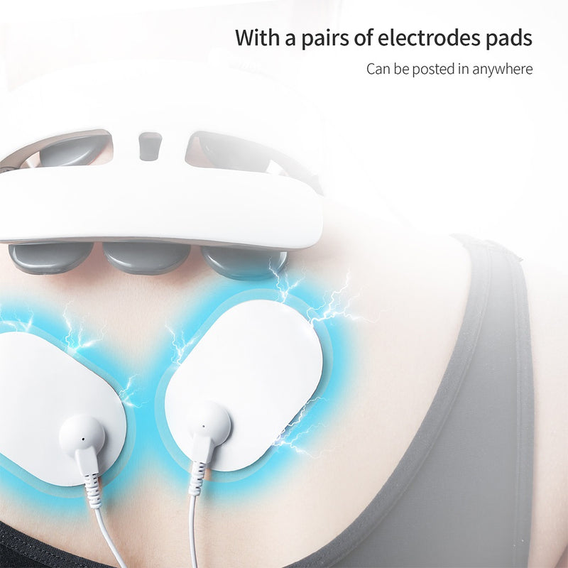 Massageador inteligente de pescoço e costas com 6 cabeças, massagem para ombros e pescoço, massageador cervical