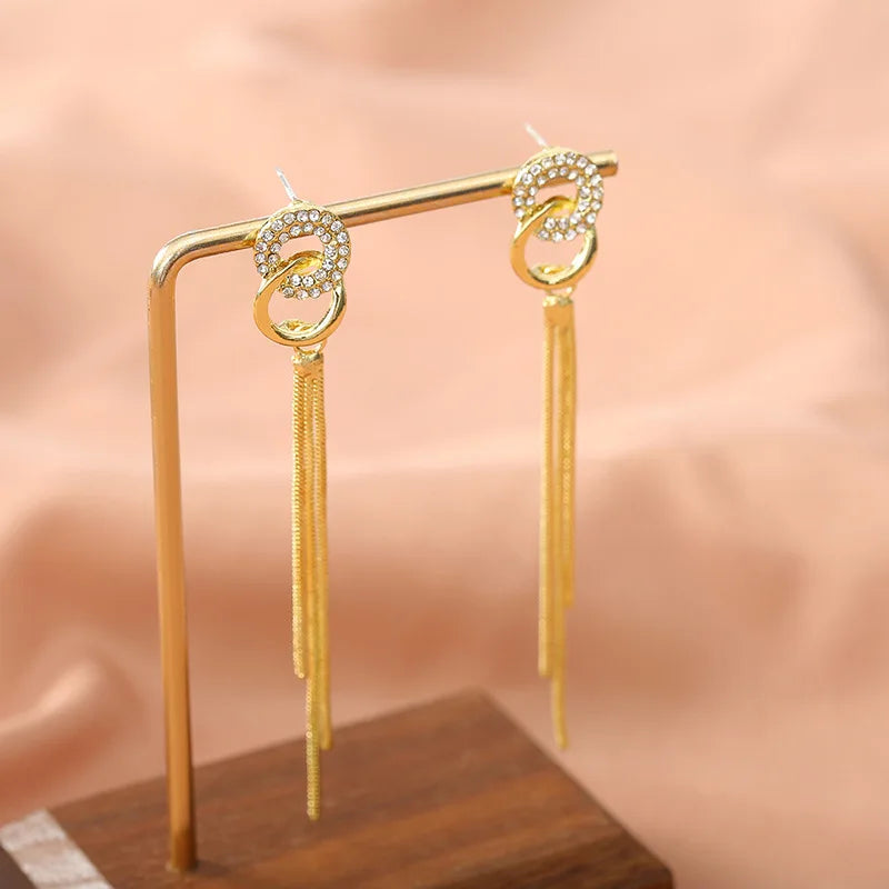 Vintage Red Heart Crystal Earrings For Women Cross Pendant Rhinestone Dangle Earring Jewelry Party Anniversary Gift Pendientes