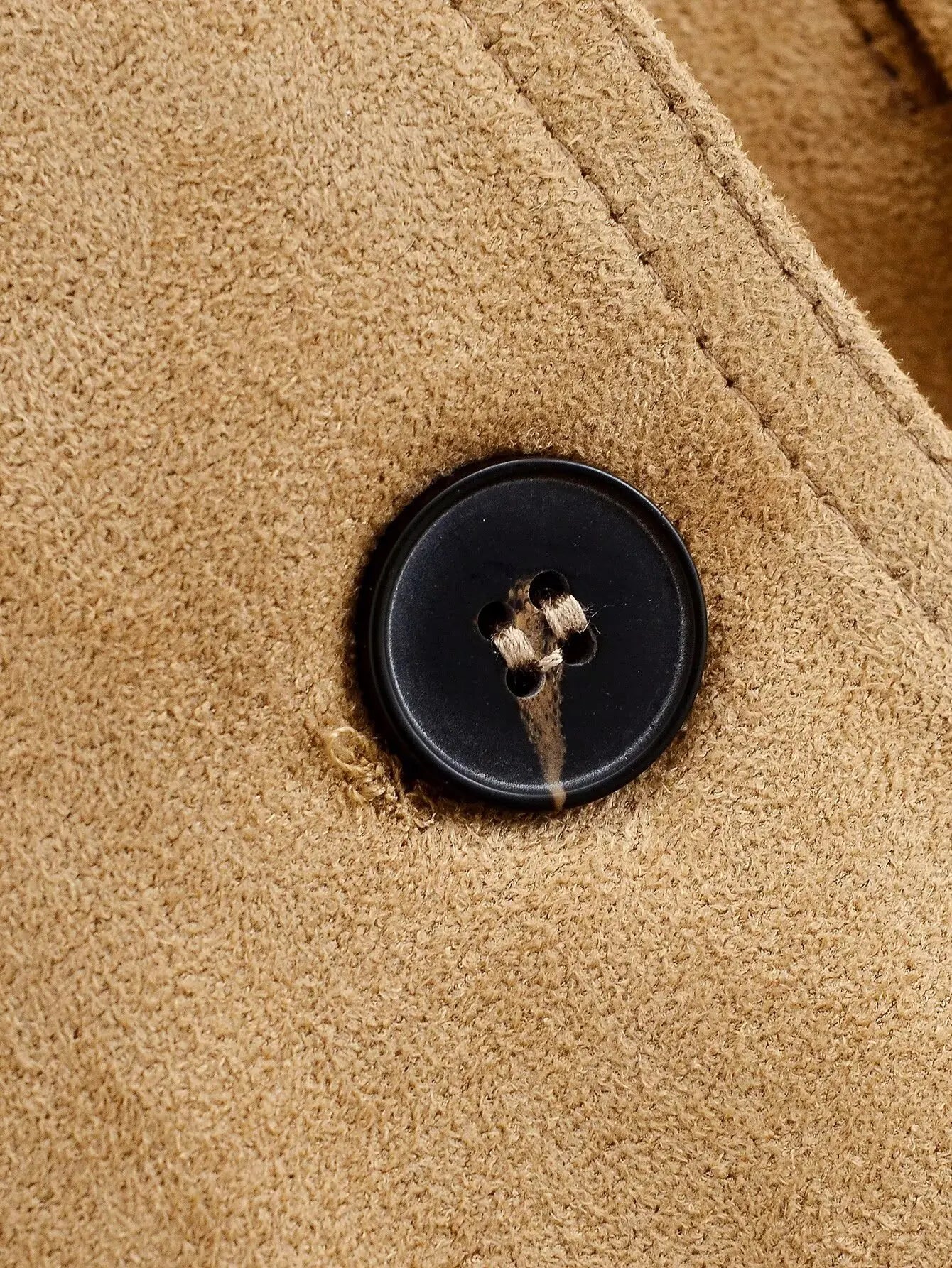 KONDALA Fall Fur Collar Suede Blazer Women's Elegant Buttons Slim Suit Jacket 2025 Autumn Fashion High Street Faux Fur Blazer