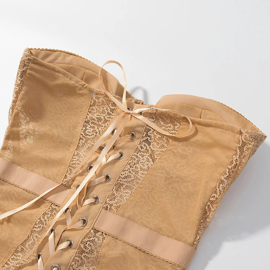 Women's Slim Fit Bandage Vest Top European Style Polyester Fabric Fishbone Strapless Outerwear Short Length Single Button