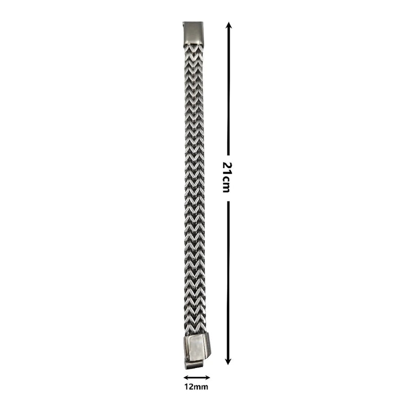 Men's Braided Thick Stainless Steel Resistant Bracelet Bracelet