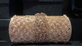 2025 Women Crystal Green/Gold/Silver Evening Bags Party Cocktail Formal Dinner Ladies Diamond Clutch Purse Wedding Handbags
