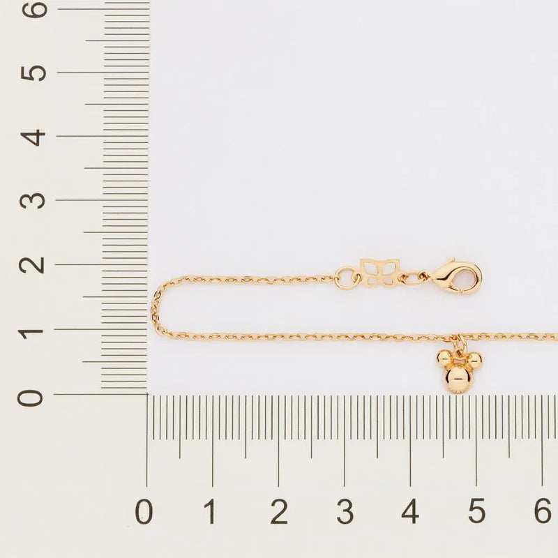 BRACELET FORMED BY CURRENT CADED ELO LAMINATED WIRE 0,35 MM, COMPOSED BY PENDENT MICKEY FORMED BY MIDDLE SPHERE 552126