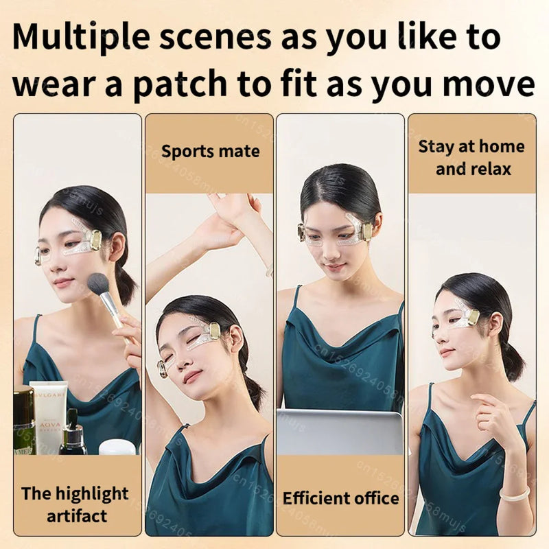 EMS Eye Face Beauty Massagem Estimulador Muscular Lifting Facial Antirrugas Lifting Facial Cuidados com a Pele Olheiras Alivia Fadiga