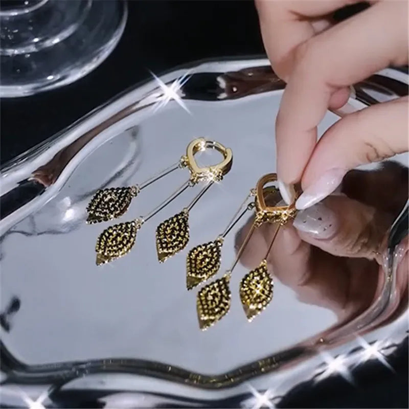 Brinco Elegante Delicado Geométrico Brincos Redondos Para Mulheres Jóias Festa de Casamento Presentes Premium