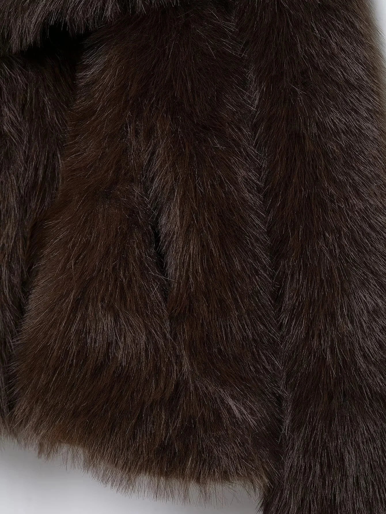 KONDALA 2026 Spring Summer Casual Faux Fur Brown Women Warm Jackets Valentine‘s Day Turn Down Collar Oversized Elegant Coats