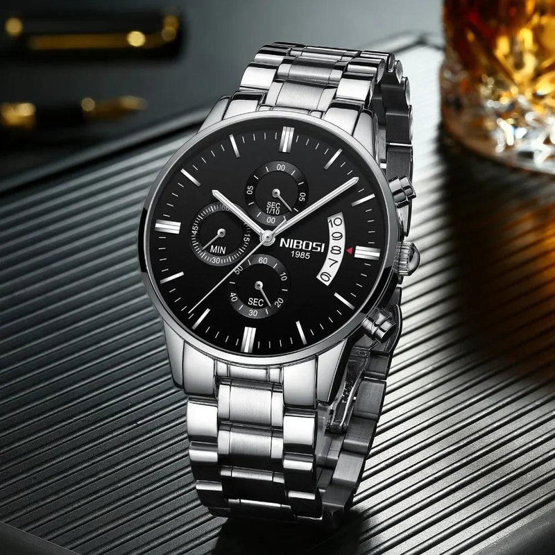 NIBOSI Mens Watches Luxury Top Brand Relogio Masculino Famous Men's Fashion Casual Dress Watch Military Quartz Wristwatches Saat - CRAVO ROSE