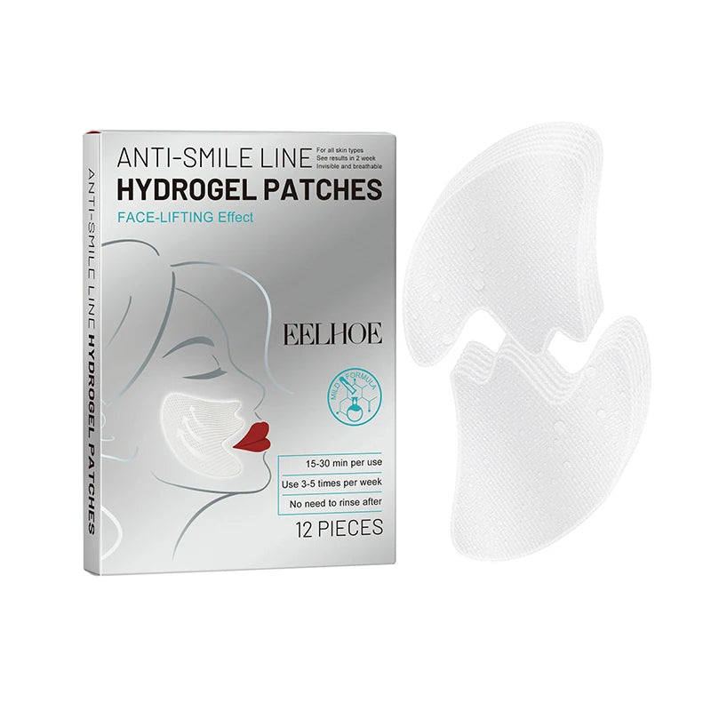 Máscara Patch Firmadora e Diluente para Linhas Finas Patch Hidrocristalino Anti-Idade Lifting Flacidez Pele Facial Máscaras de Nutrição Profunda