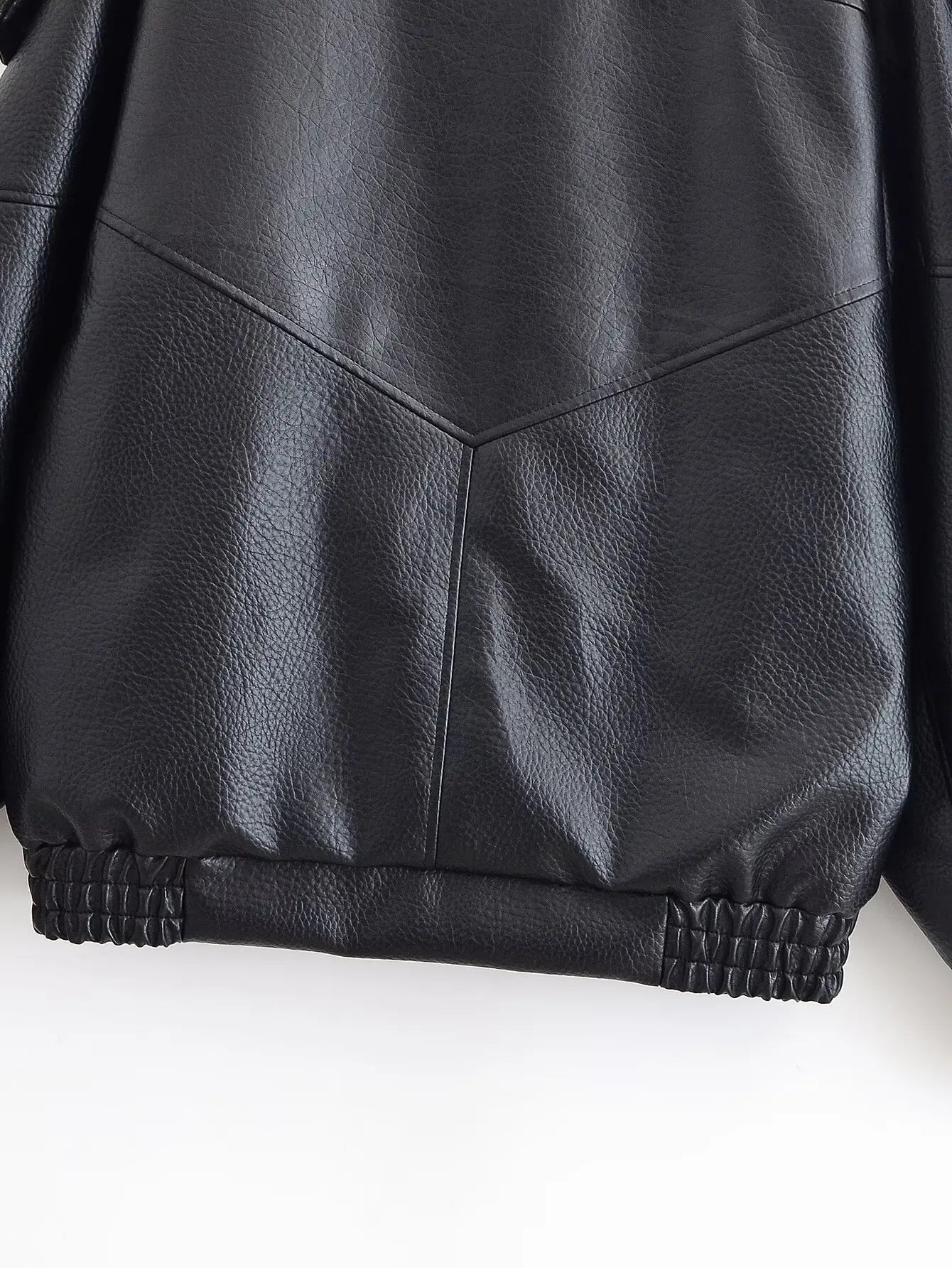 HH Women Autumn Elegant Street Style Coats Woman Asymmetric Button Pocket Long Sleeves Black Loose Zipper Slim Jackets