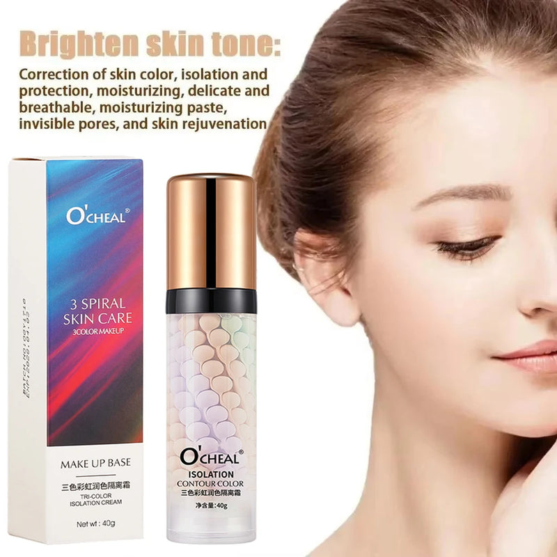 Primer de maquiagem BB Cream respirável, base facial não pegajosa, hidratação intensiva, hidratação profunda, ajuda a iluminar a pele