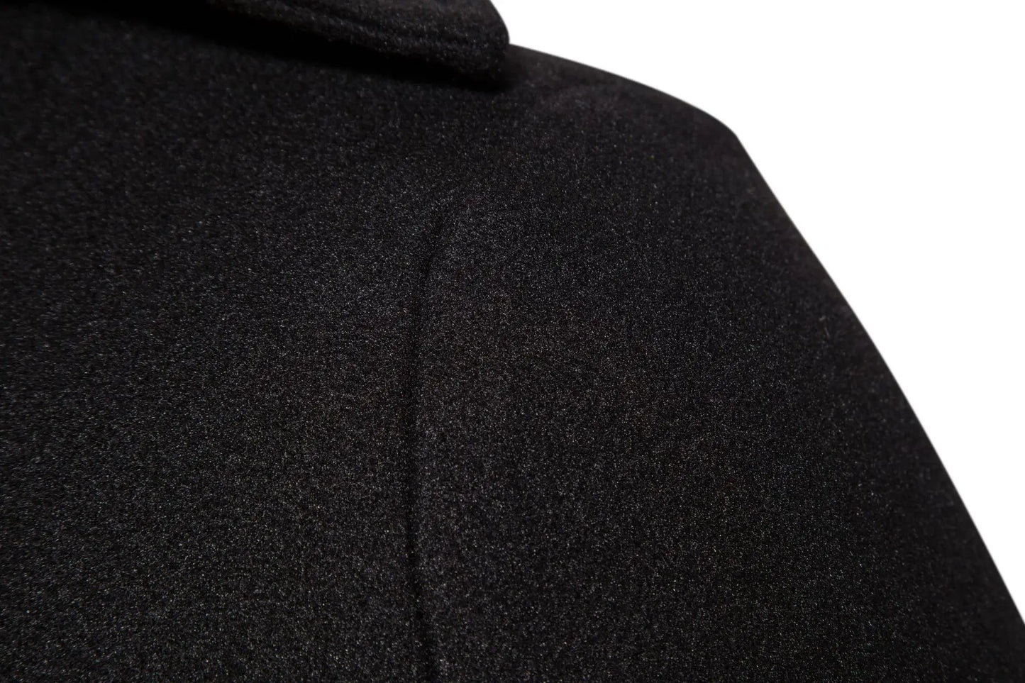 Spring Long Woolen Coats Men Fashion Double Breasted Trench Coats Autumn Turn Down Collar Slim Fit Windbreaker Male Outwear