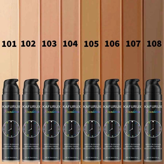 8 colors Liquid Foundation Effective Concealer Waterproof Sweat-resistant Face Korean Makeup Porfession Face Base Cosmetics Gift