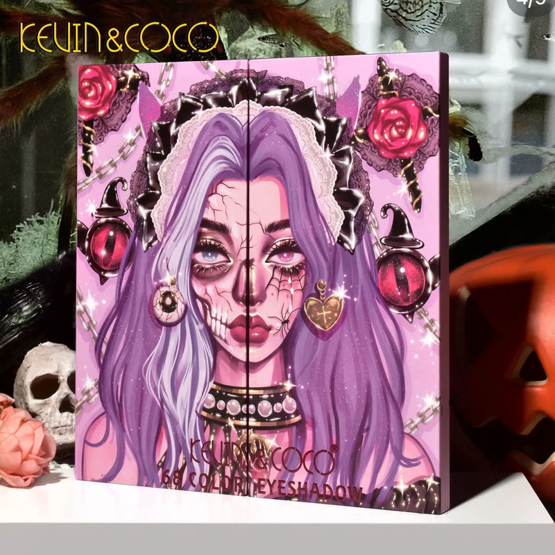 Beauty Makeup Girl Sombra Blush Contorno Paleta Tudo em Um 68 Cores Paleta de Sombras