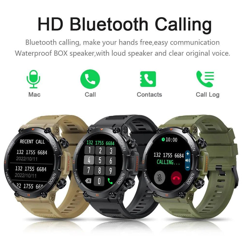 MEVADEN 1,39 Polegadas HD Bluetooth Chamada Relógio Inteligente Homens Esportes Fitness Rastreador Monitor Cardíaco 400mAh Smartwatch Para Android IOS K56