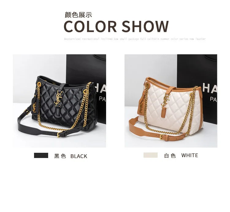 Women's bag niche new shoulder bag high-end messenger bag temperament versatile underarm bag fashion commuter handbag