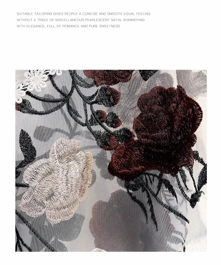 Capas elegantes femininas bordadas xale, capa solta, renda, bolero, acessórios, casacos, blusas de festa para meninas, pulôveres WZ2389