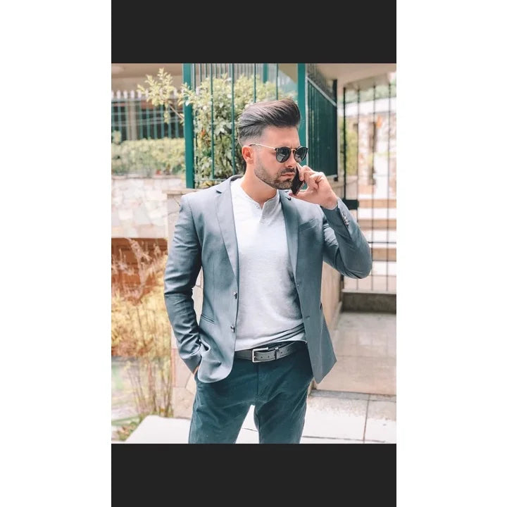 HENLEY 2 Buttons Slim Fit Short Sleeve T-Shirt-WHITE