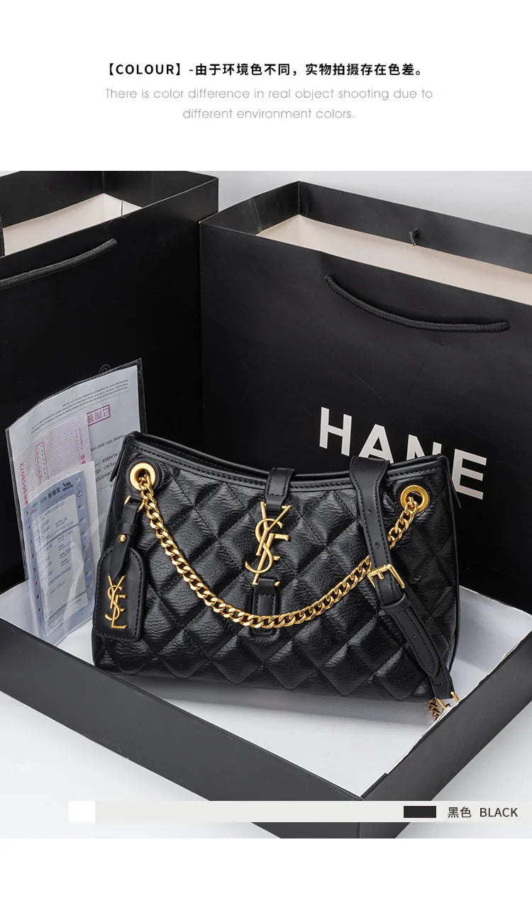 Women's bag niche new shoulder bag high-end messenger bag temperament versatile underarm bag fashion commuter handbag
