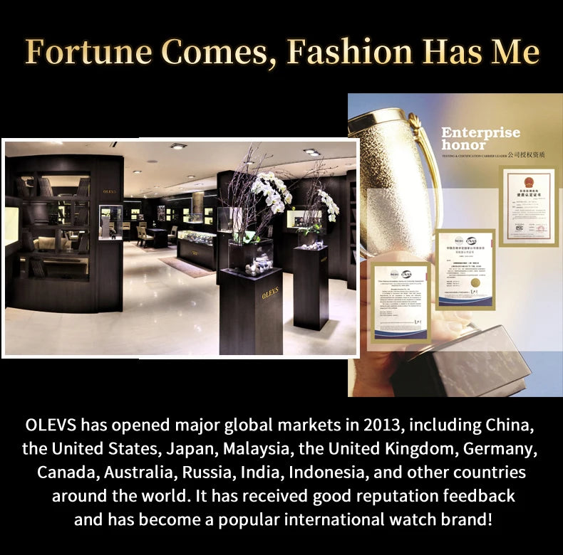 OLEVS Men's Watches Top Brand Fashion Original Quartz Watch for Man China Loong Dragon Dial Waterproof Luminous Date Olevs 3619